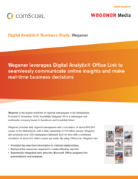Digital Analytix Business Study Wegener Digital Analytix Business Study Wegener