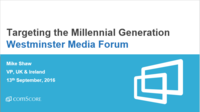 Targeting the Millennial Generation Targeting the Millennial Generation