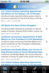 comScore iOS App screenshot comScore iOS App screenshot