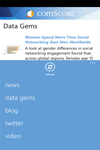 comScore App for Windows Phone screenshot comScore App for Windows Phone screenshot