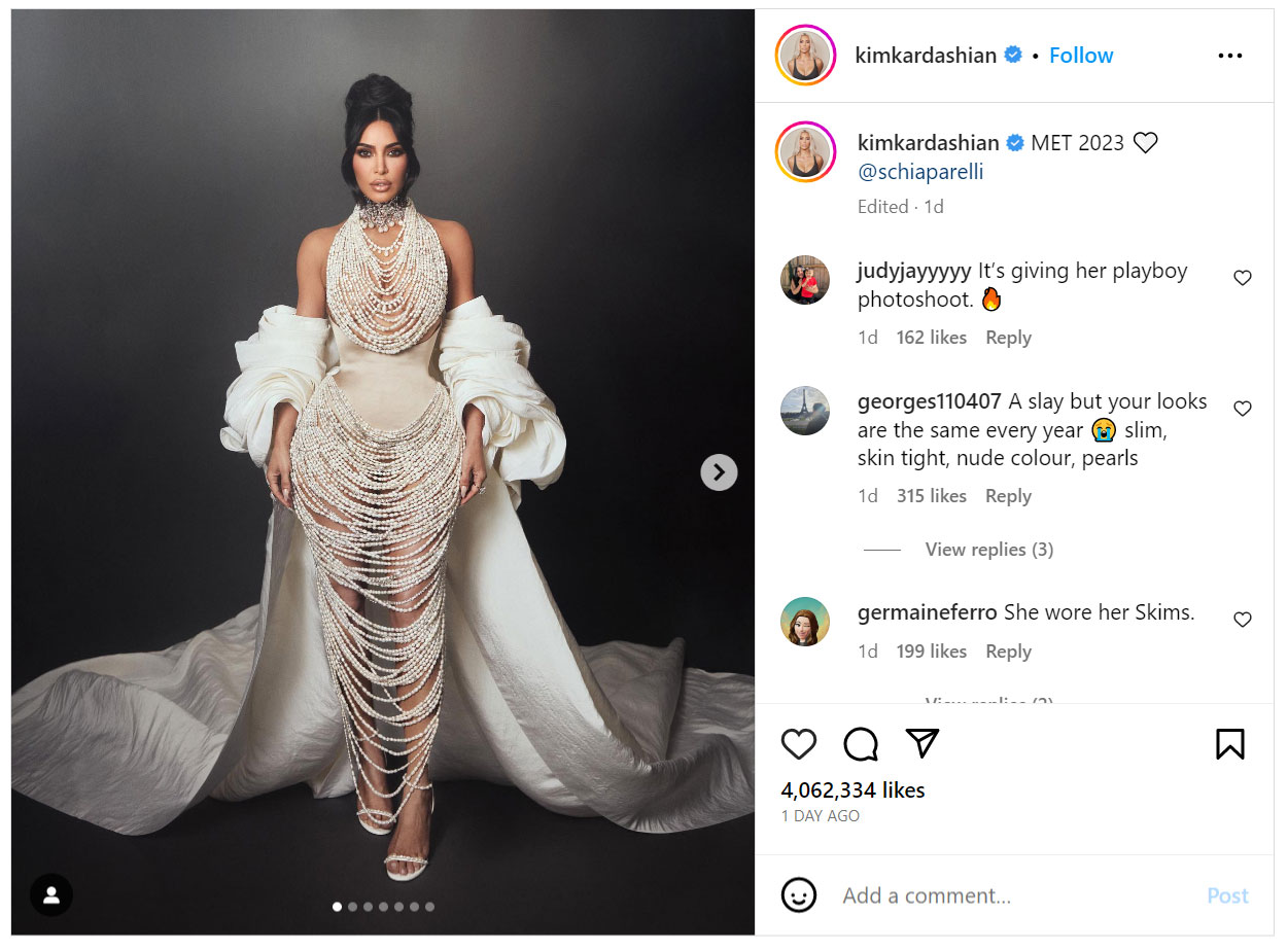 Kim Kardashian Met Gala