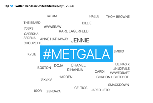 Met Gala Word Cloud